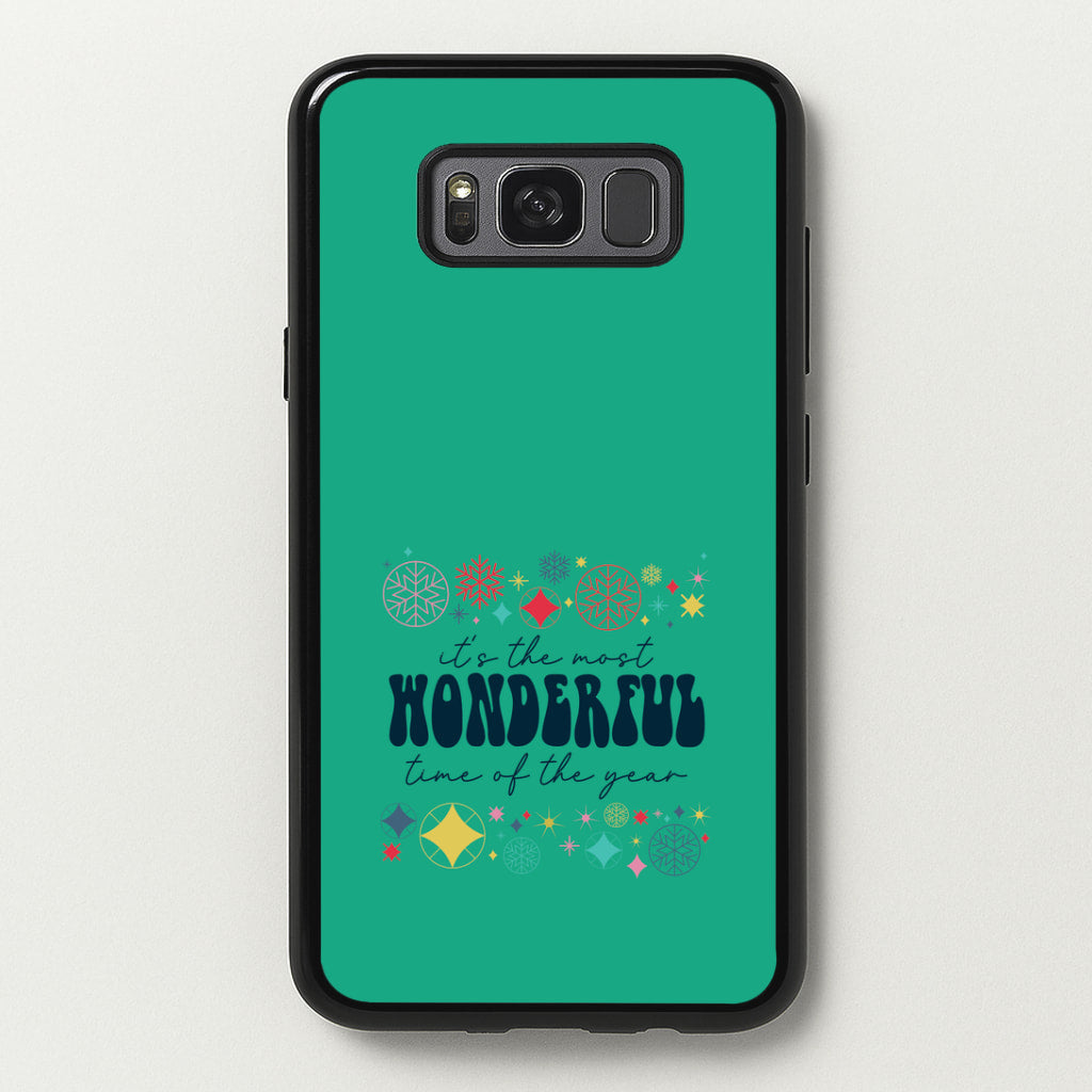 The Most Wonderful Time Of The Year Geometric Galaxy S8 Case