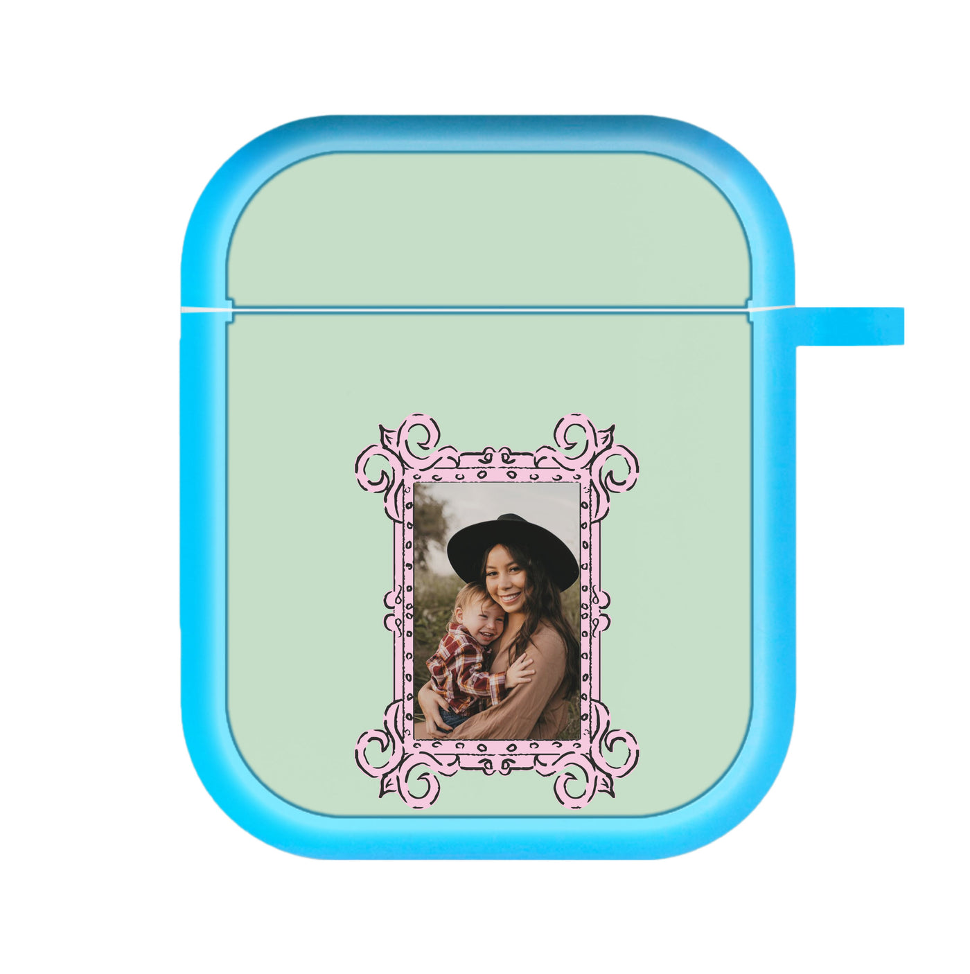 Pink Photo Frame - Personalised Mother's Day AirPods Case
