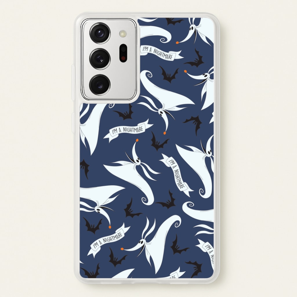 Skeleton Dog And Bats Pattern Galaxy Note 20 Ultra Case