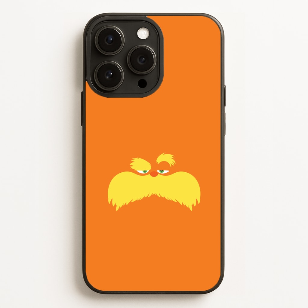 Orange Tree Creature Face iPhone 16 Pro Case