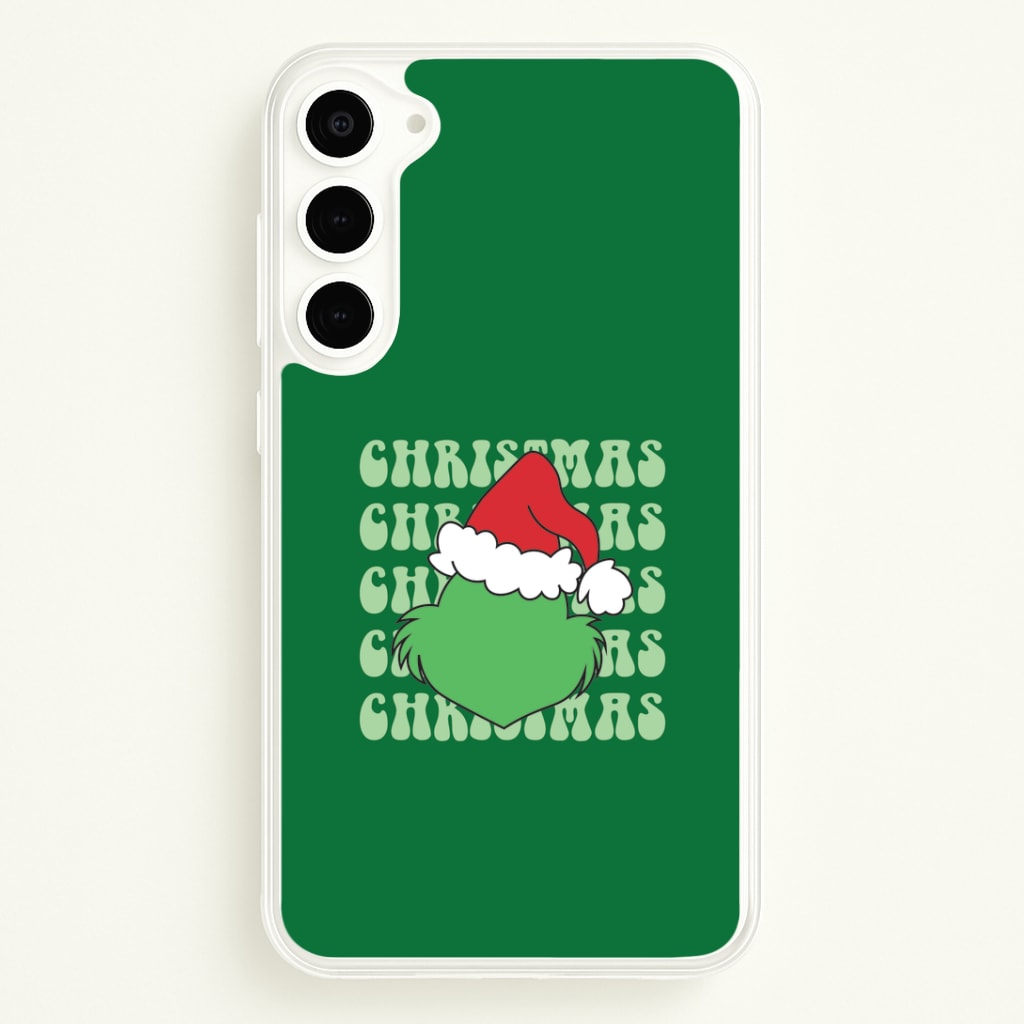 Green Creature Christmas Galaxy S23 Plus Case