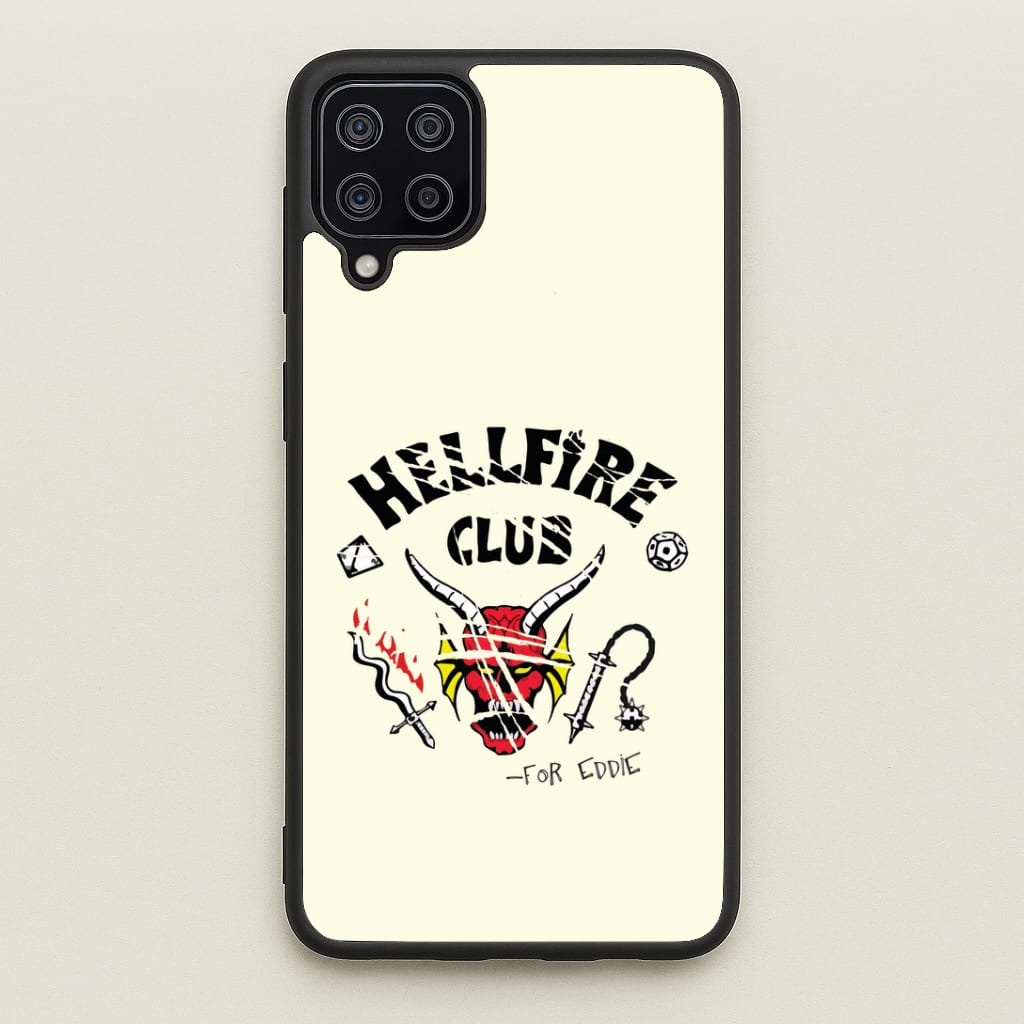 Torn Hellfire Club Galaxy A12 Case