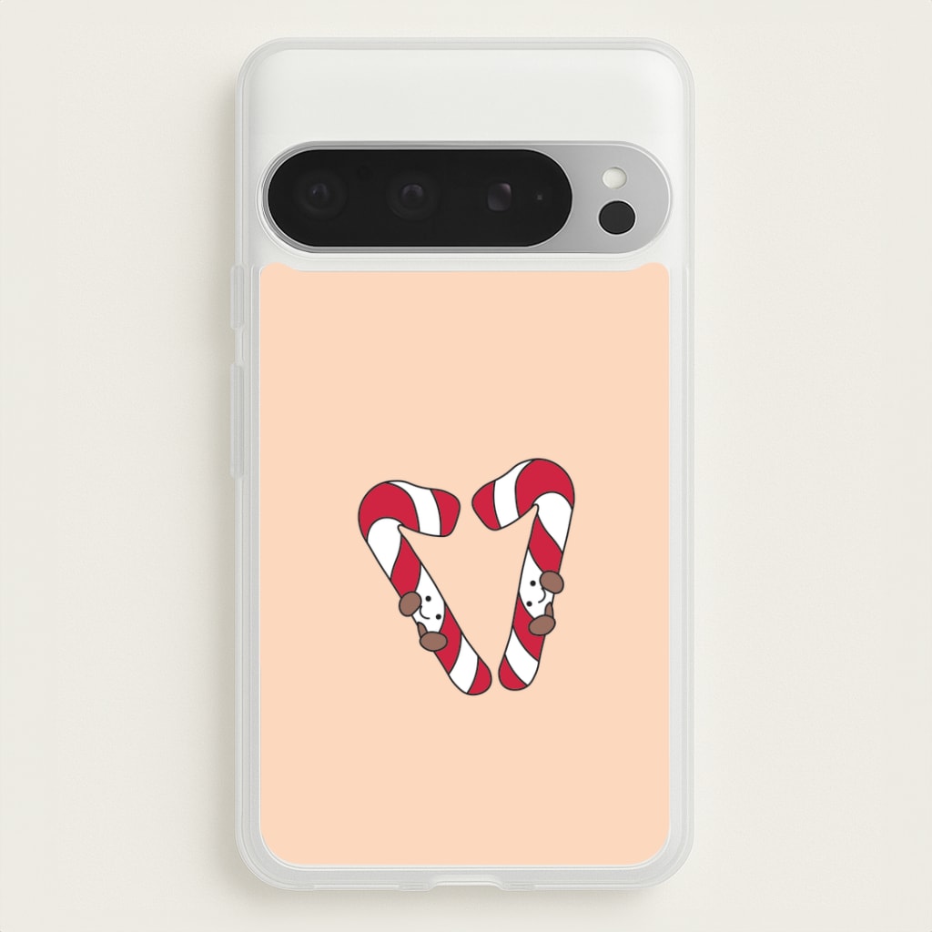 Christmas Candycane Plushies Google Pixel 9 Pro XL Case