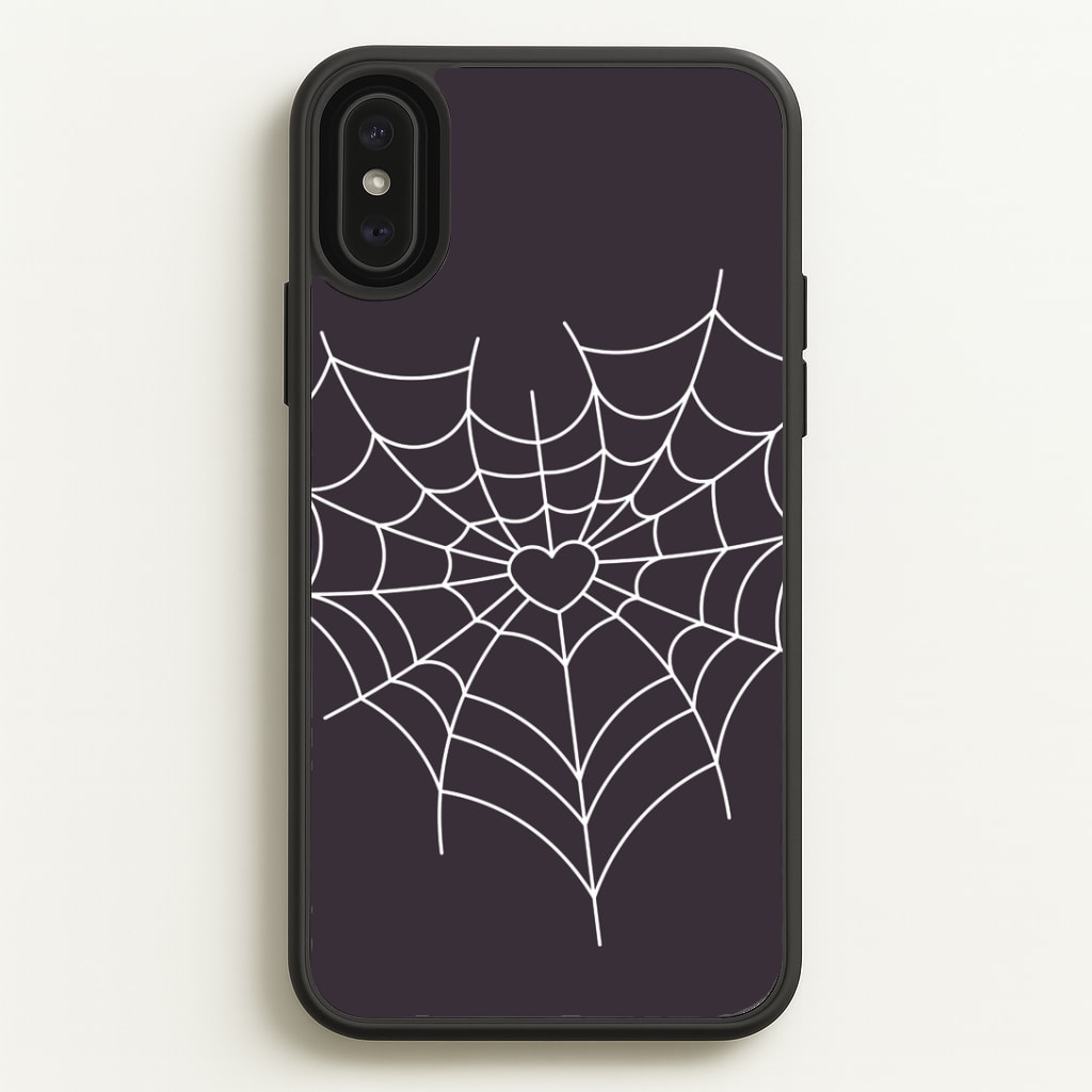 Spiderweb Hearts I iPhone XS Max Case