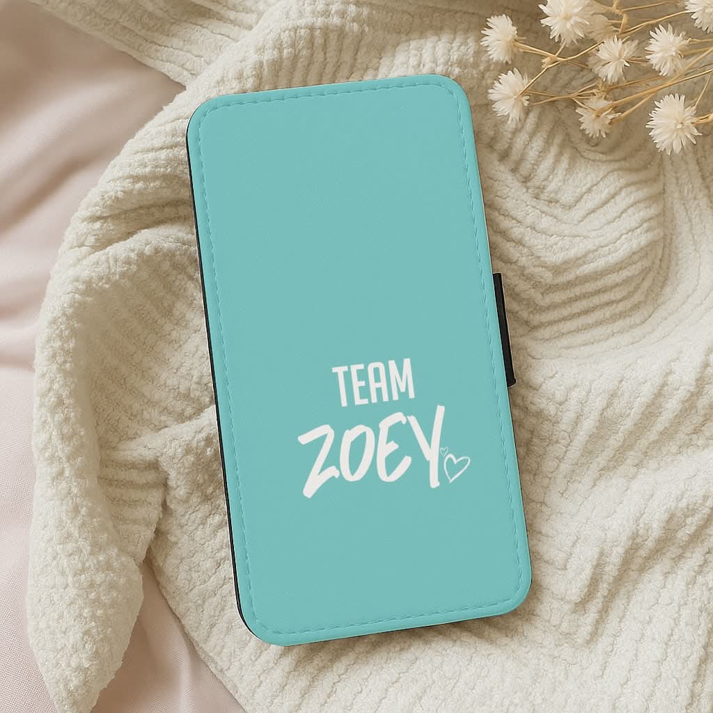 Team Zoey Leather Phone Case