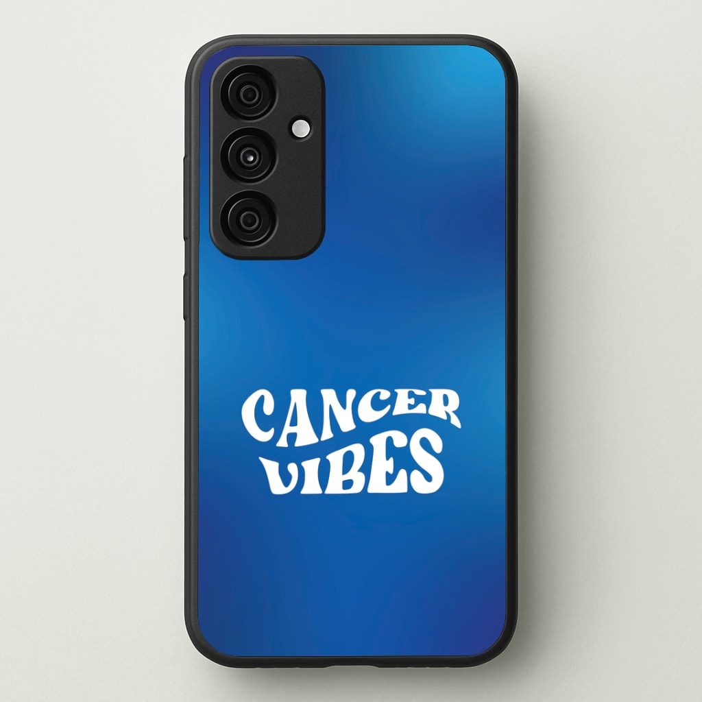 Cancer Vibes Gradient Zodiac Galaxy A55 Case