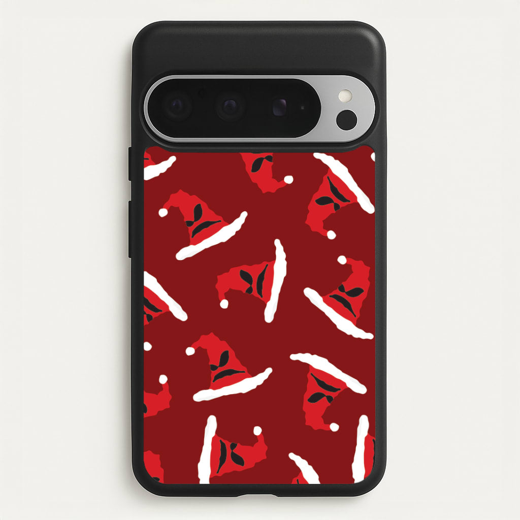 Sorting Christmas Hat Pattern Google Pixel 9 Pro XL Case