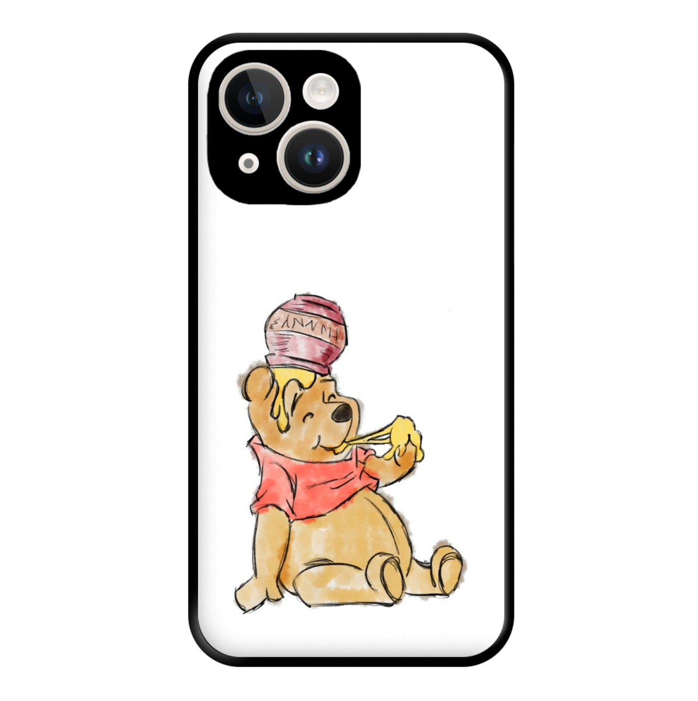 Winnie The Pooh Sketch - Disney Phone Case
