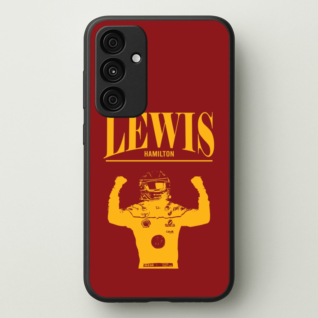 Lewis Red And Gold Galaxy A35 Case