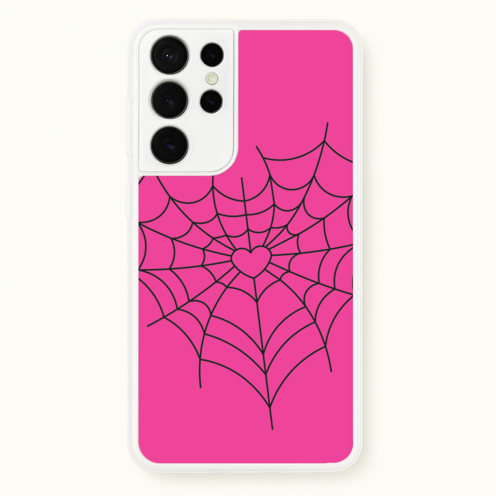 Spiderweb Hearts II Galaxy S21 Ultra Case