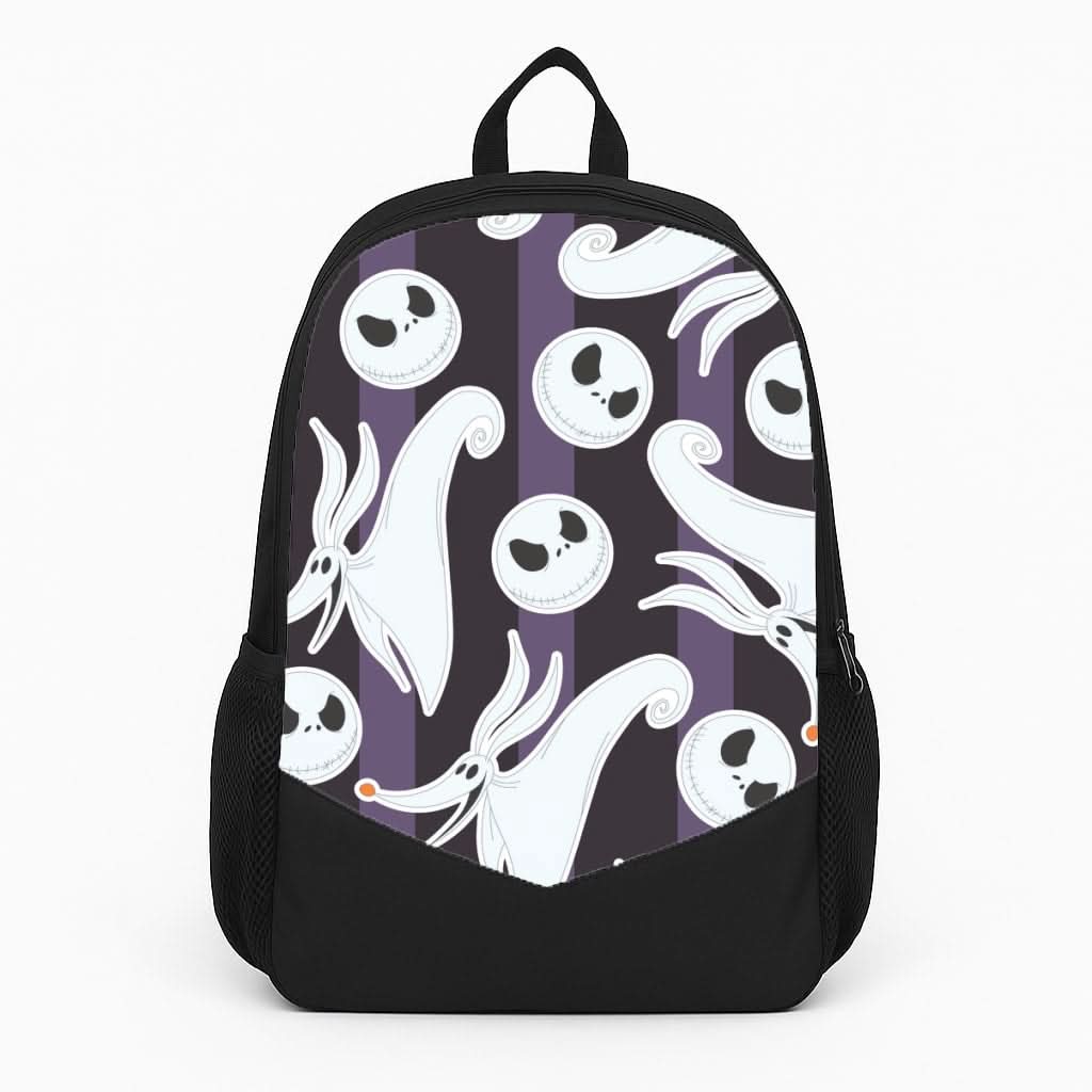 Skeleton Dog And Face Pattern Backpack