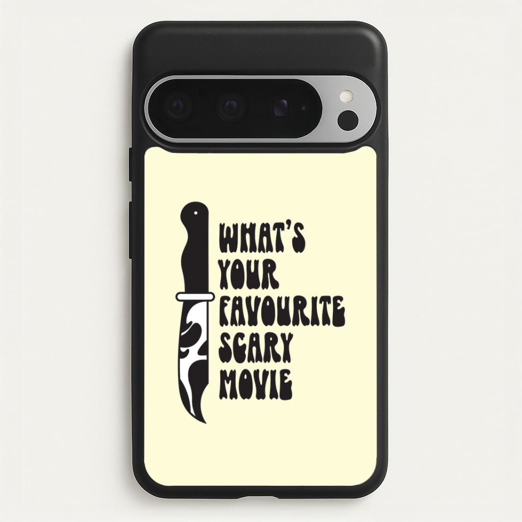What's Your Favourite Scary Movie Trippy Google Pixel 9 Pro XL Case