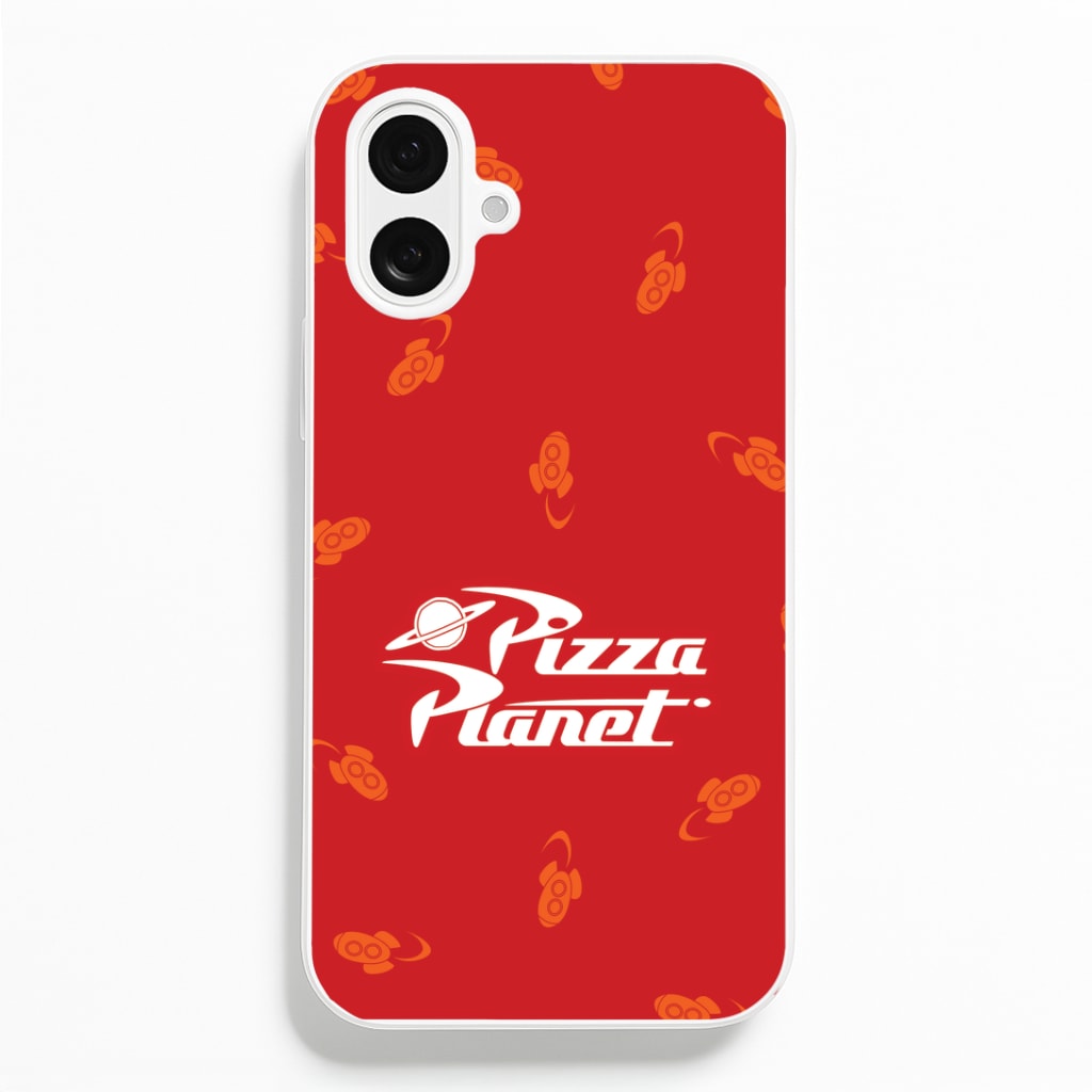Pizza Planet Pattern iPhone 16 Plus Case