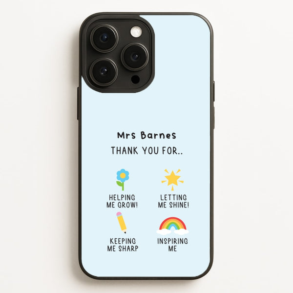 Thank You For Helping Me iPhone 12 Pro Max Case