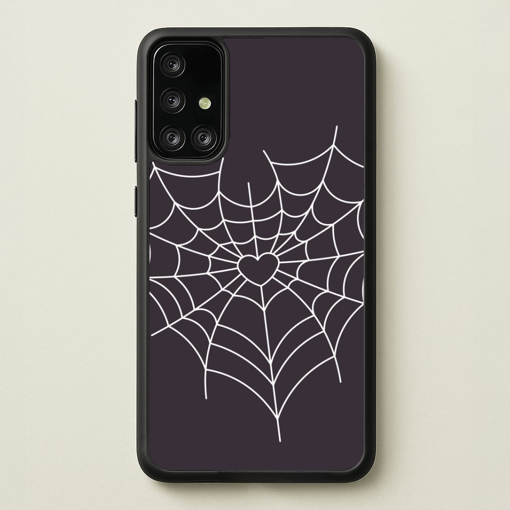 Spiderweb Hearts I Galaxy A71 Case