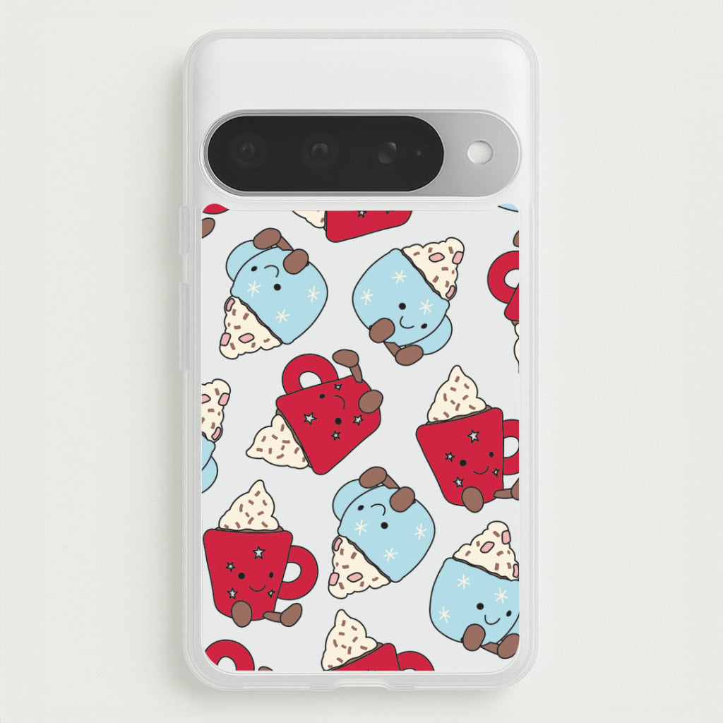Christmas Drinks Plushies Pattern Google Pixel 10 Pro XL Case
