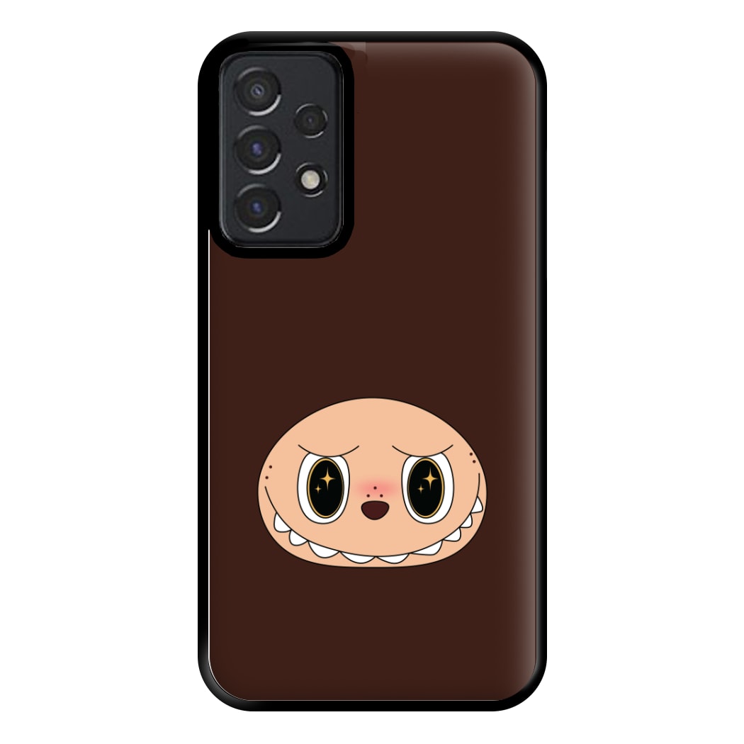 Cute Brown Monster Face Galaxy A52 / A52s Case