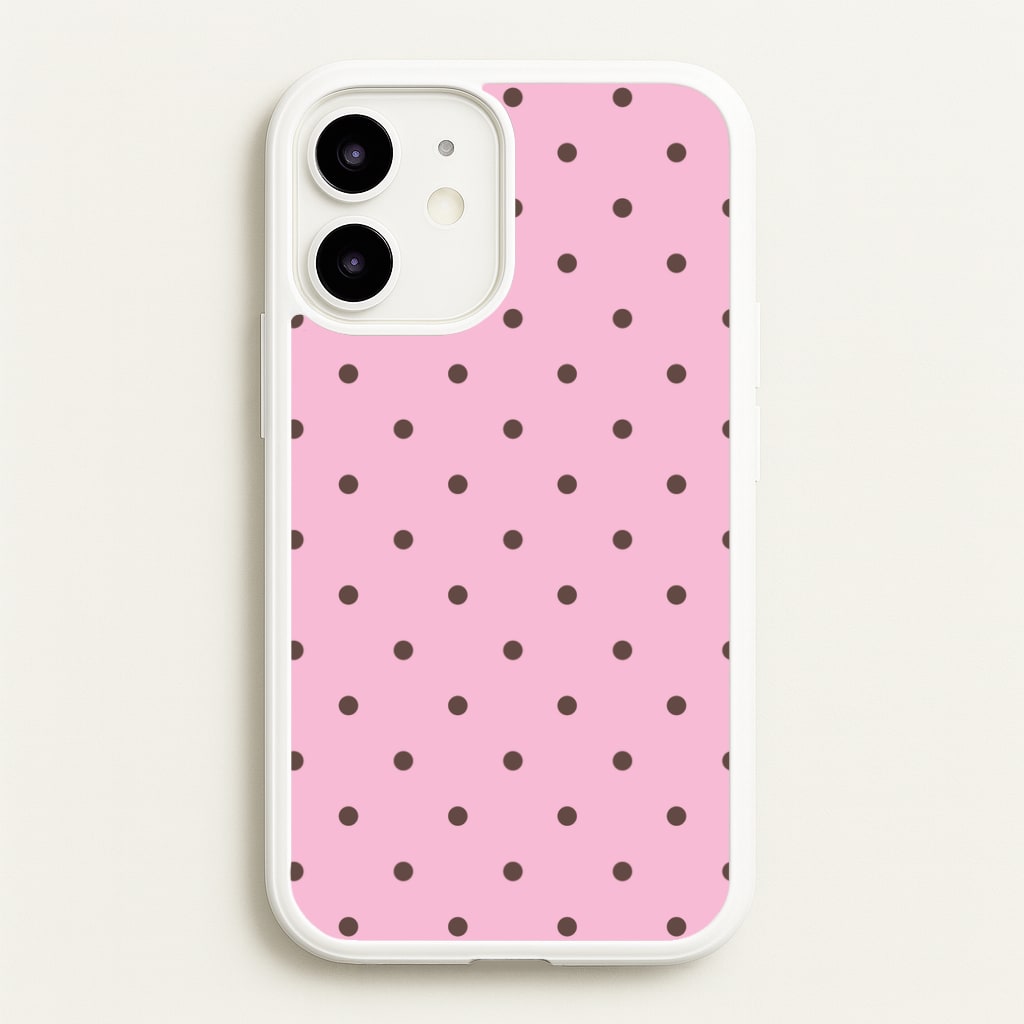 Strawberry Polka Dots iPhone 12 / 12 Pro Case