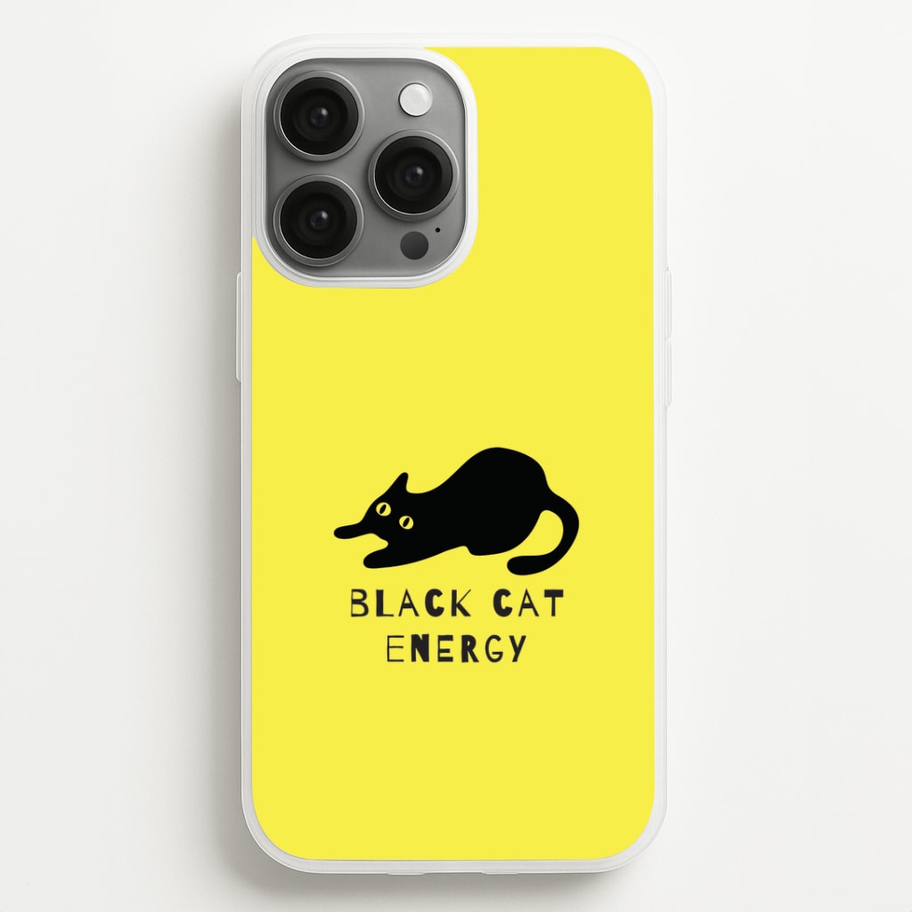 Black Cat Energy iPhone 13 Pro Max Case