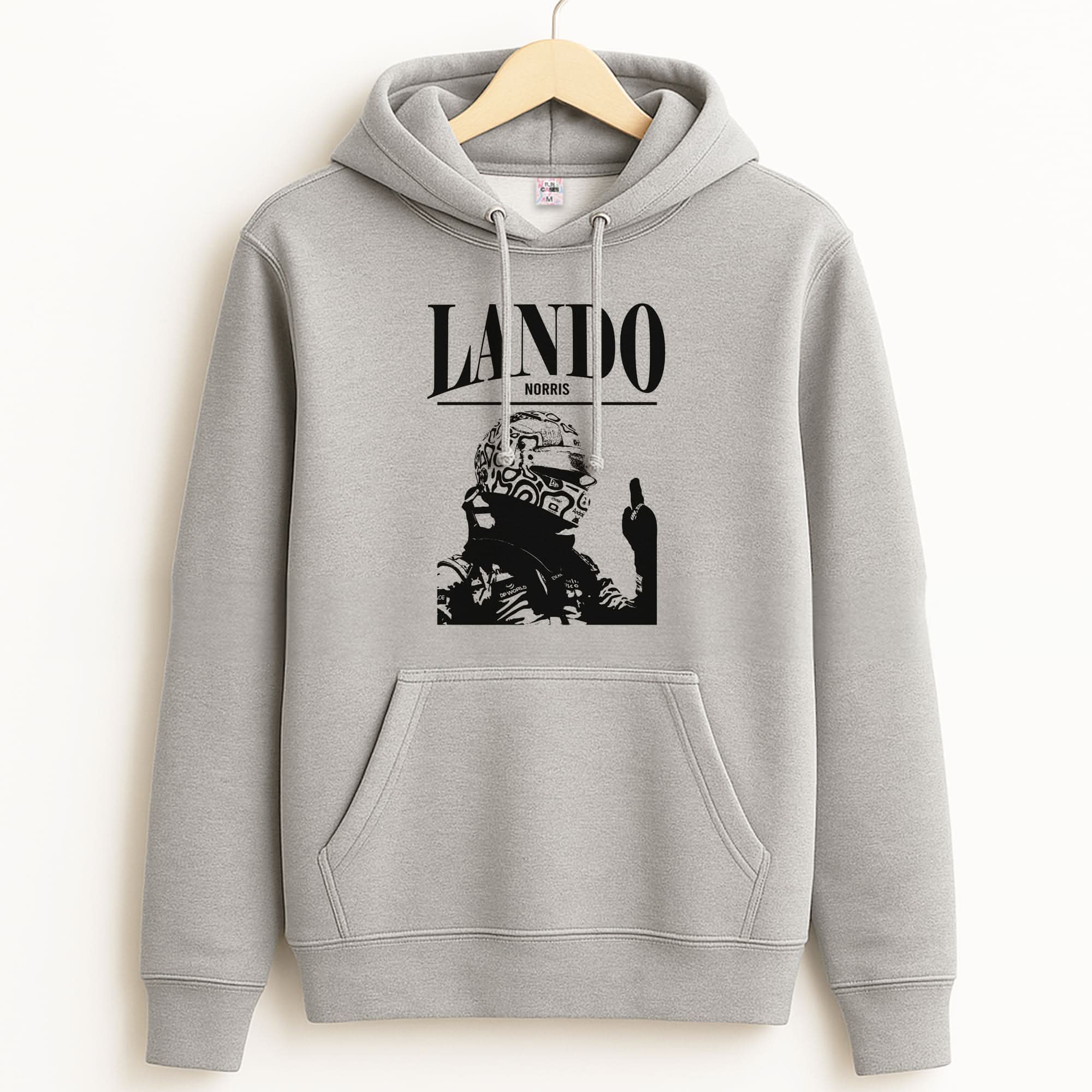 Lando Black And Green Unisex Grey Hoodie