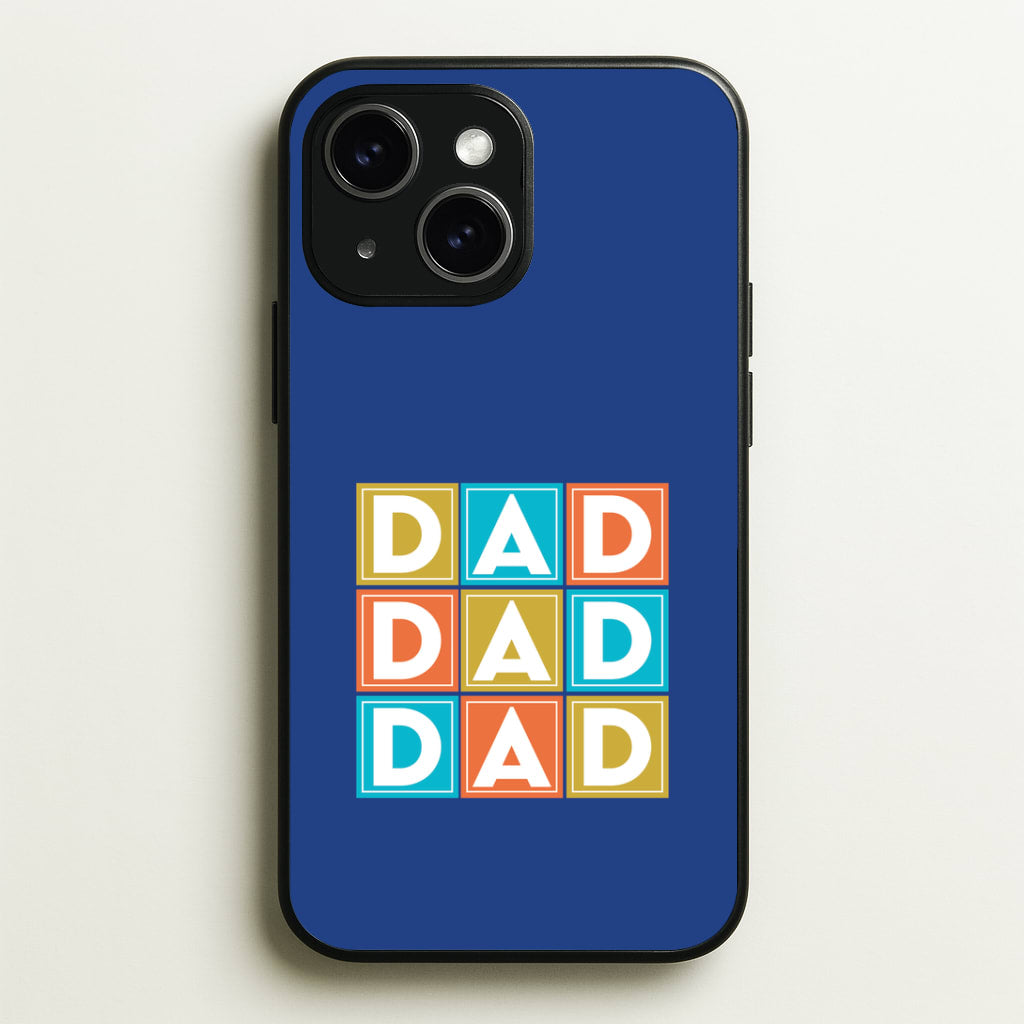 Dad Cubes iPhone 15 Plus Case