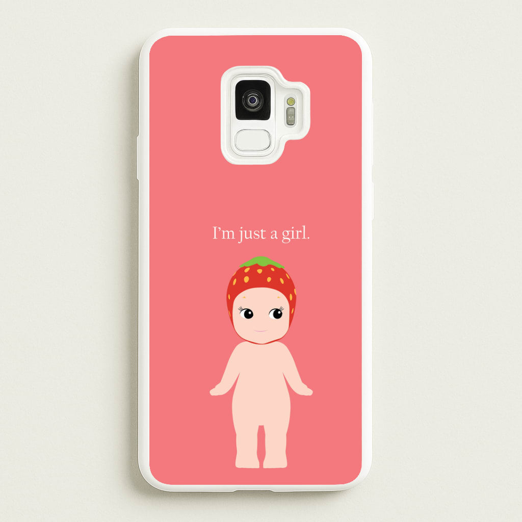 I'm Just A Girl Galaxy S9 Case