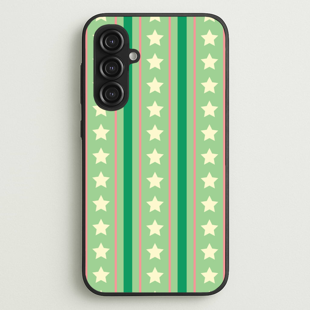 Stars And Stripes Christmas Pattern Galaxy S23FE Case