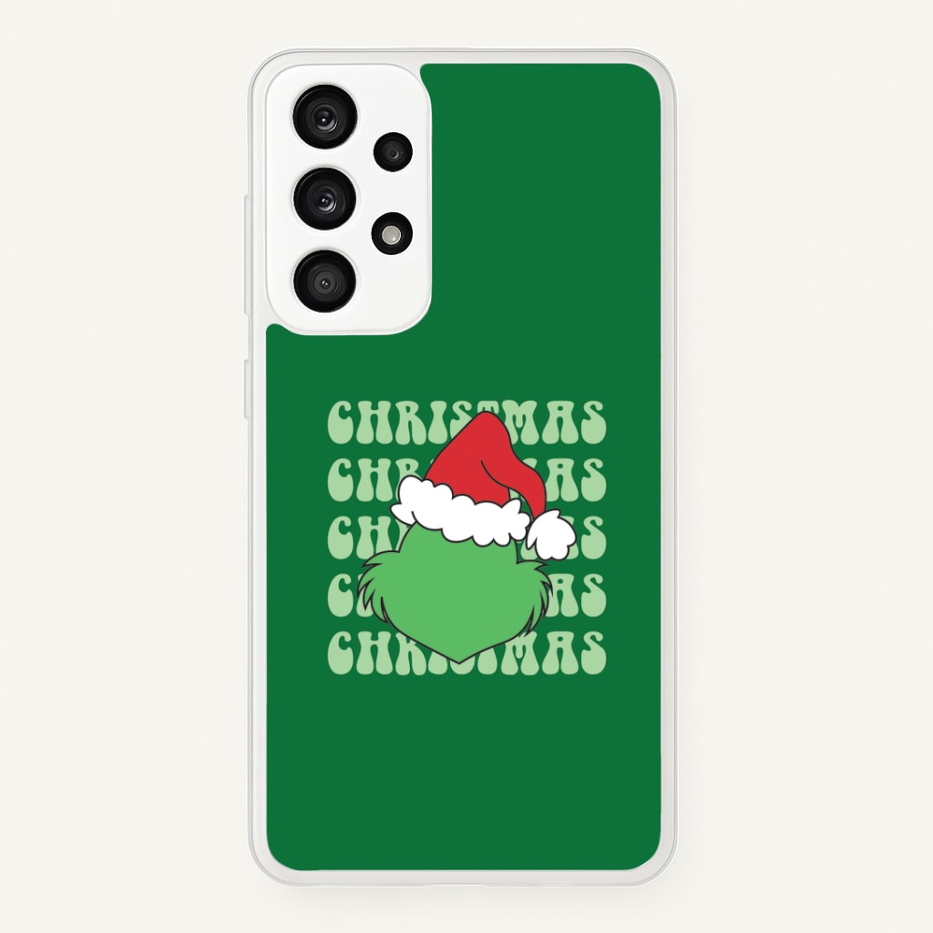 Green Creature Christmas Galaxy A53 Case