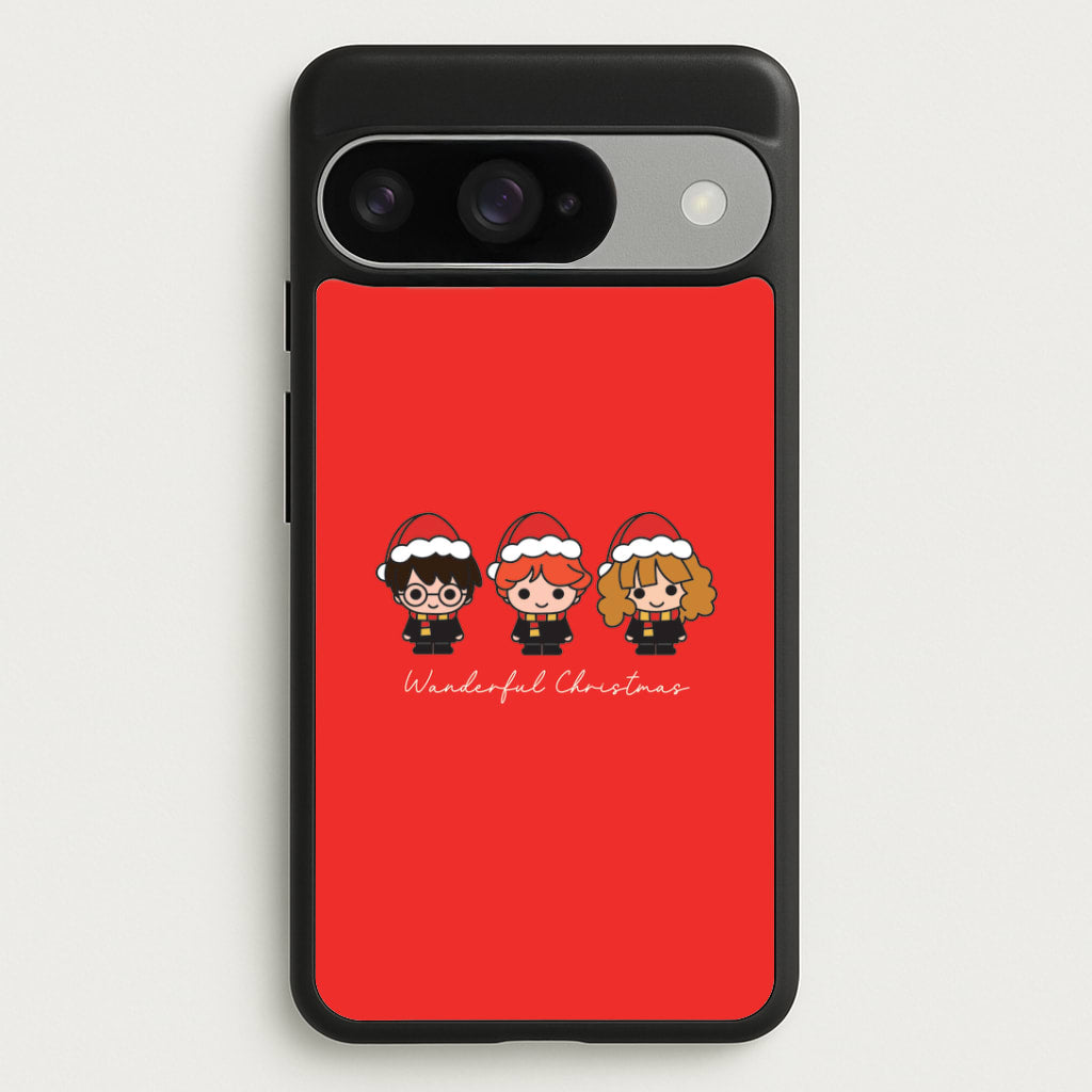 Wizards With Christmas Hats Google Pixel 10 / 10 Pro Case