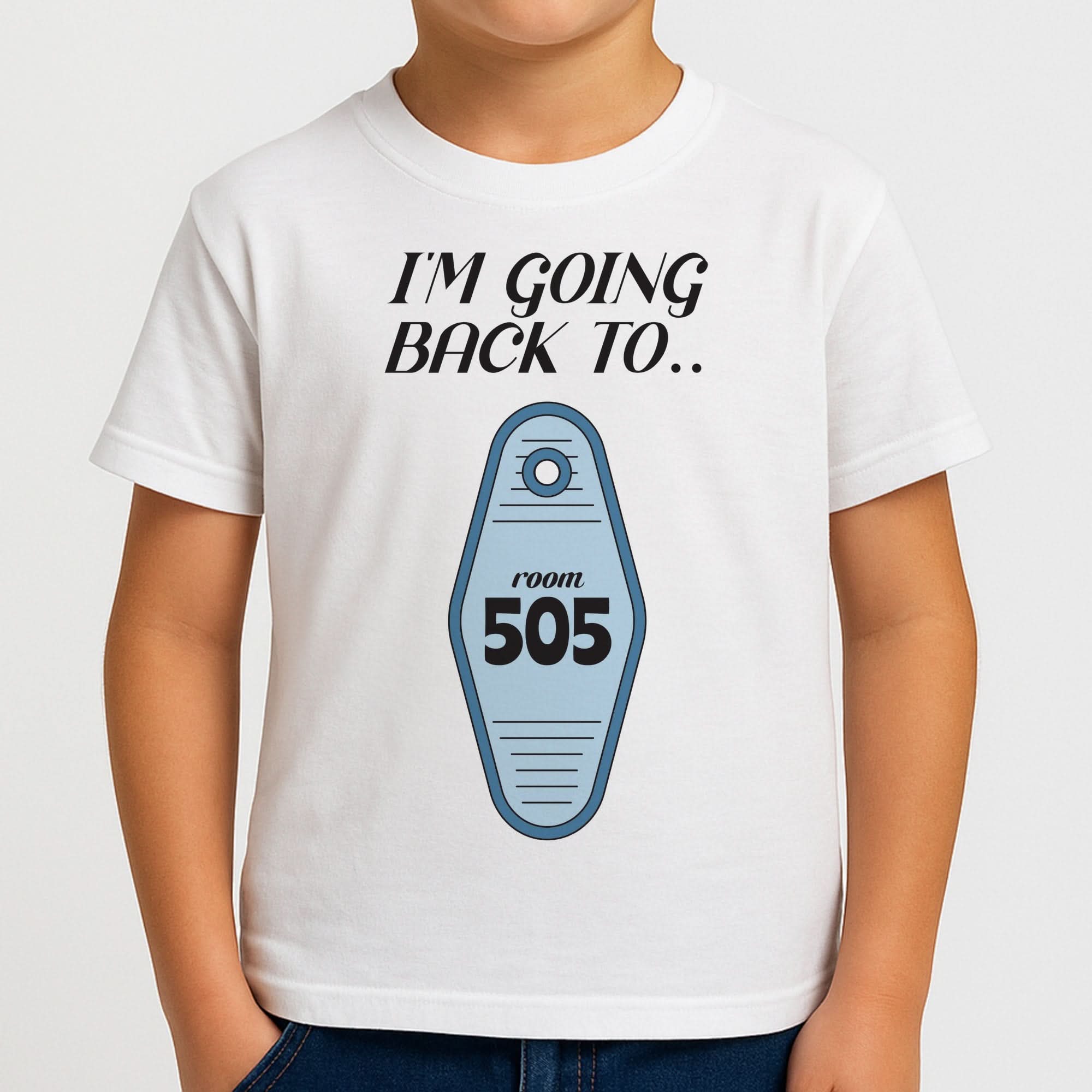 I'm Going Back To 505 Keyring Boys T-Shirt