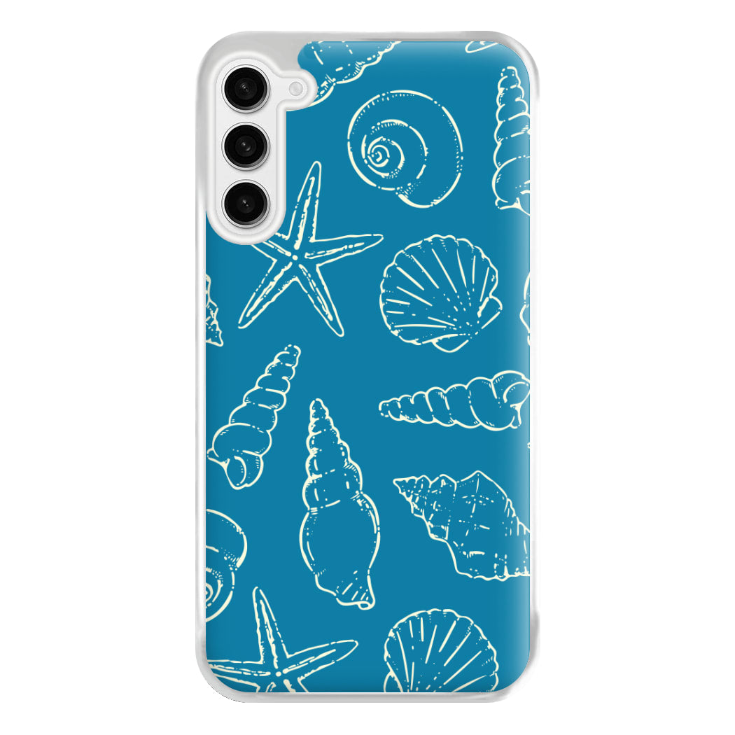 Sketched Shells Pattern Galaxy S23FE Case