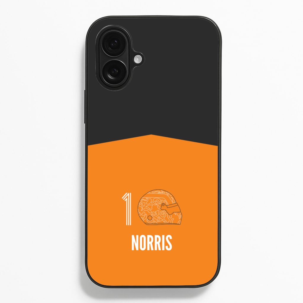 Norris Helmet 2026 iPhone 16 Plus Case