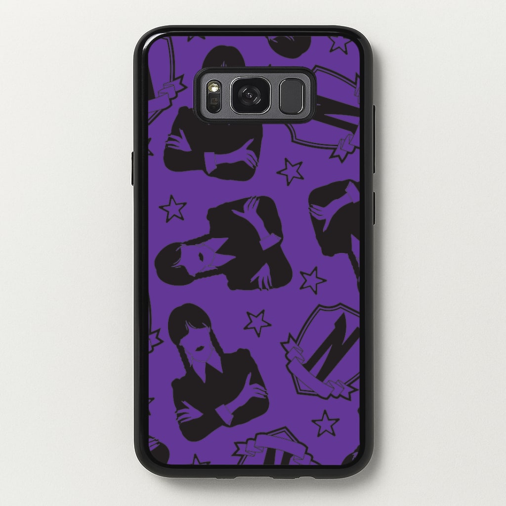 Wednesday Pattern Galaxy S8 Case