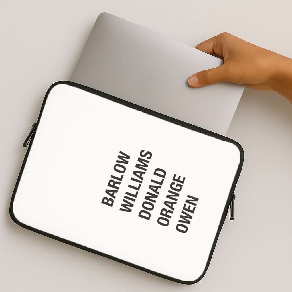 Take Band Members Names MacBook Cover