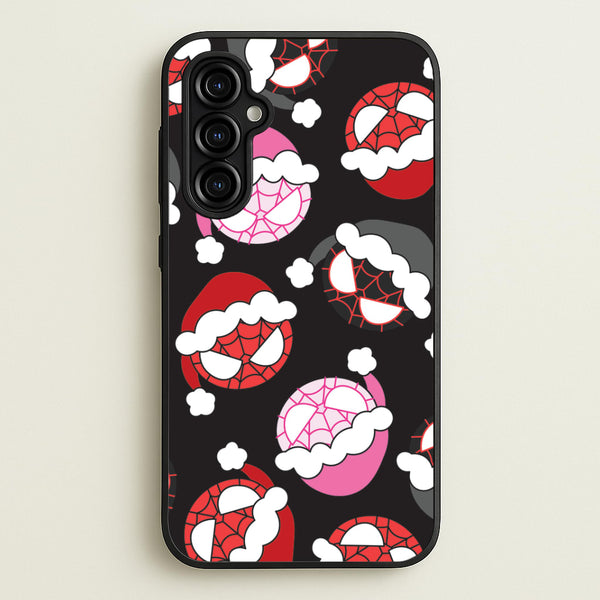 Spider Heroes Christmas Pattern Galaxy A54 Case