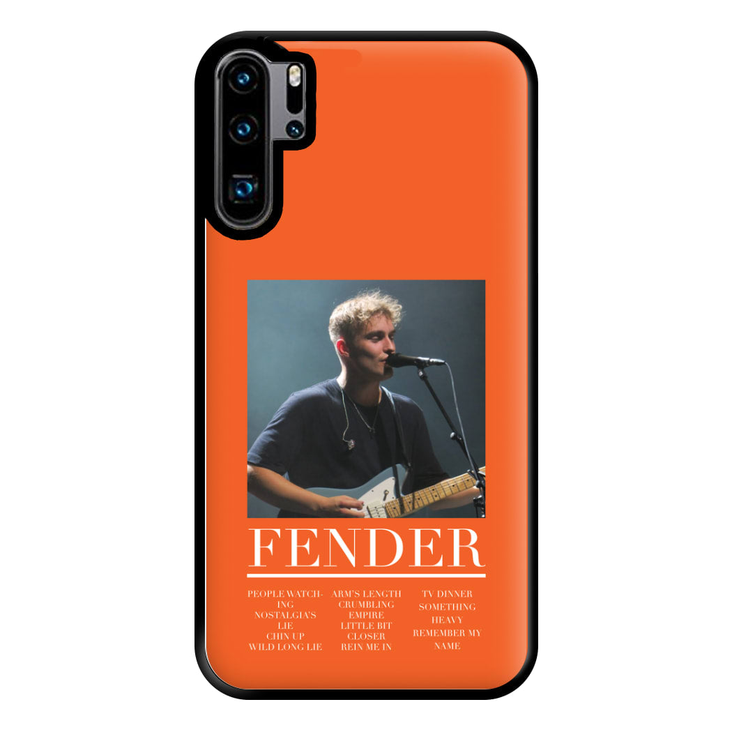 Fender Orange Song List Huawei P30 Pro Case