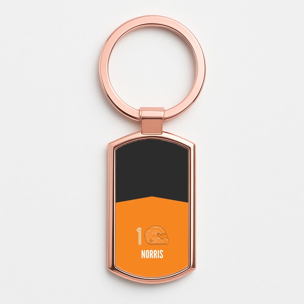 Norris Helmet 2026 Rose Gold Keyring