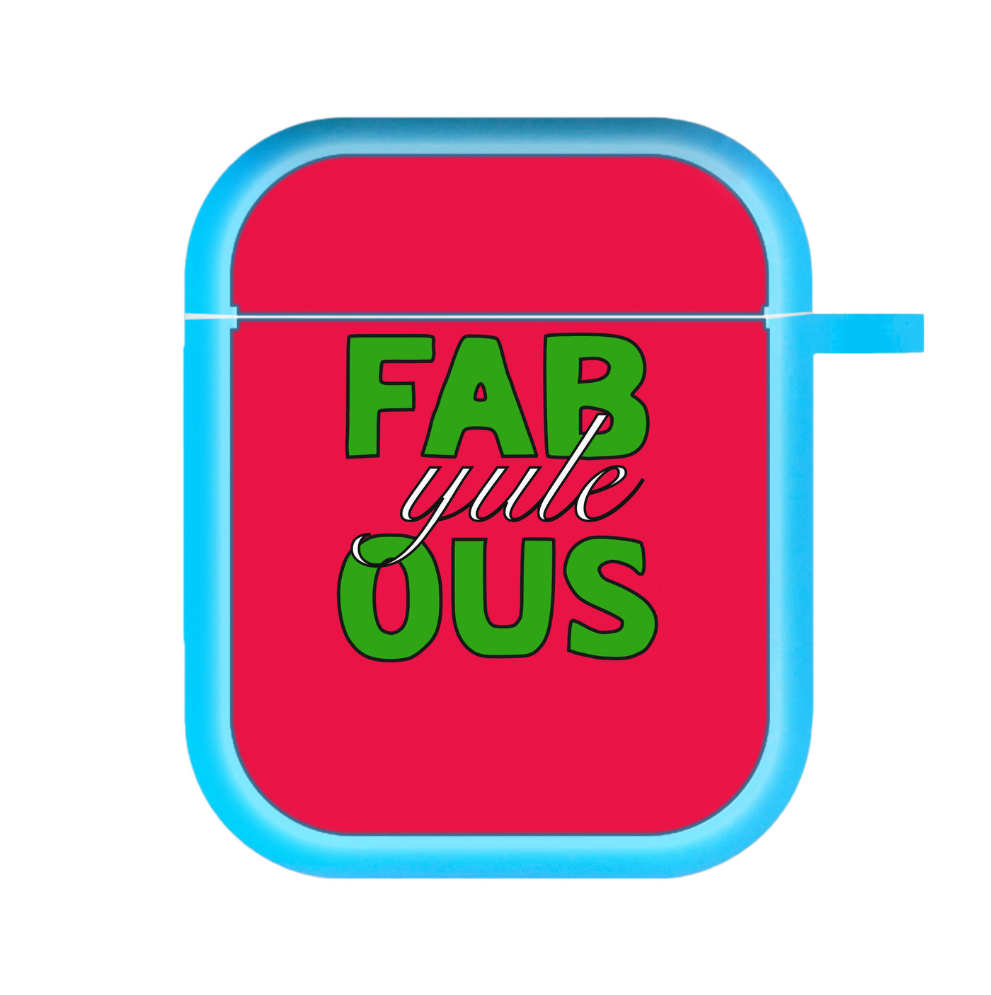 Fab-Yule-Ous Red - Christmas Puns AirPods Case