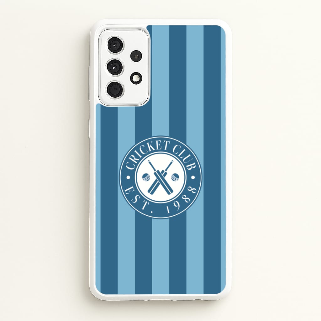 Stripey Cricket Badge Galaxy A52 / A52s Case