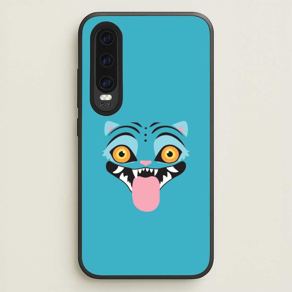 Demon Cat Face Huawei P30 Case