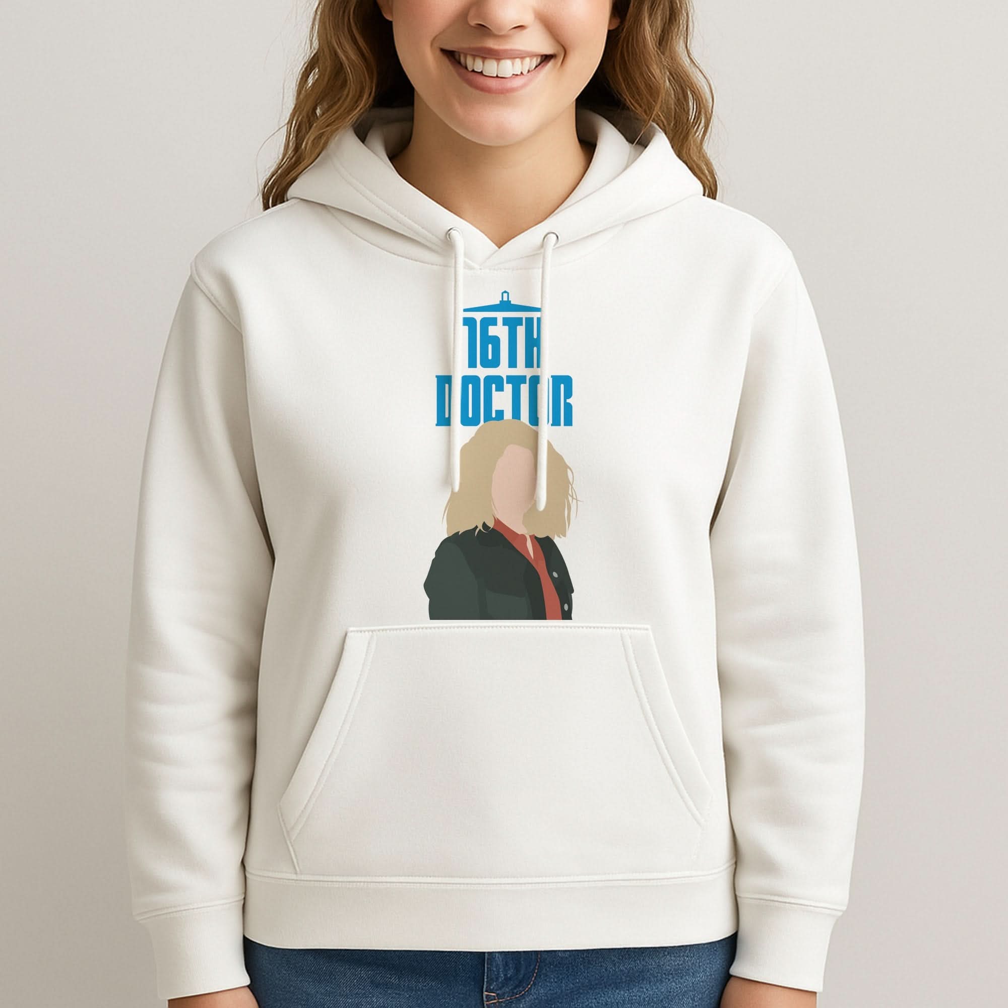 16th Doctor Billie Womans Hooded Sweatshirt