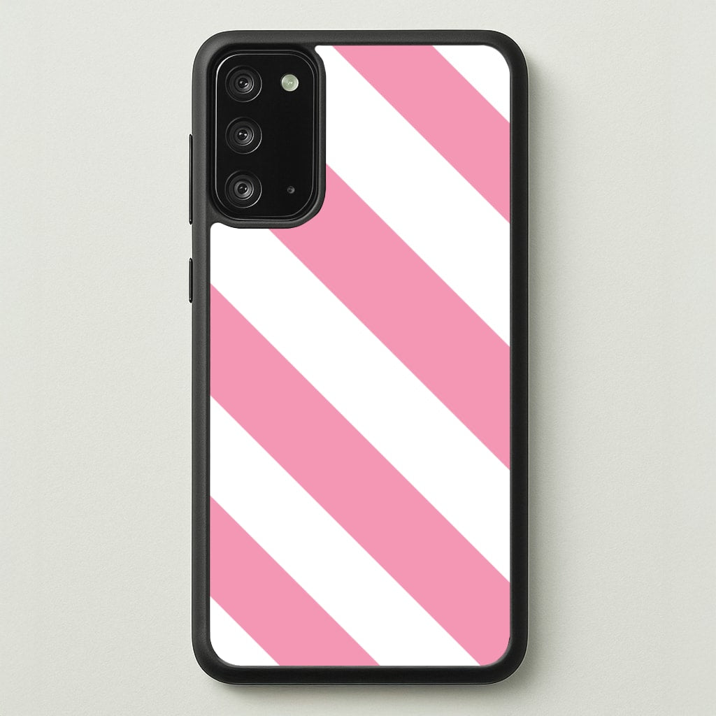 Candy Cane Stripes Galaxy Note 20 Case