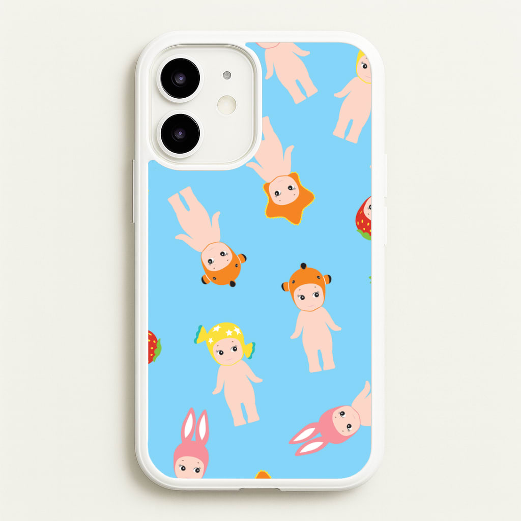 Angels Pattern iPhone 12 Mini Case