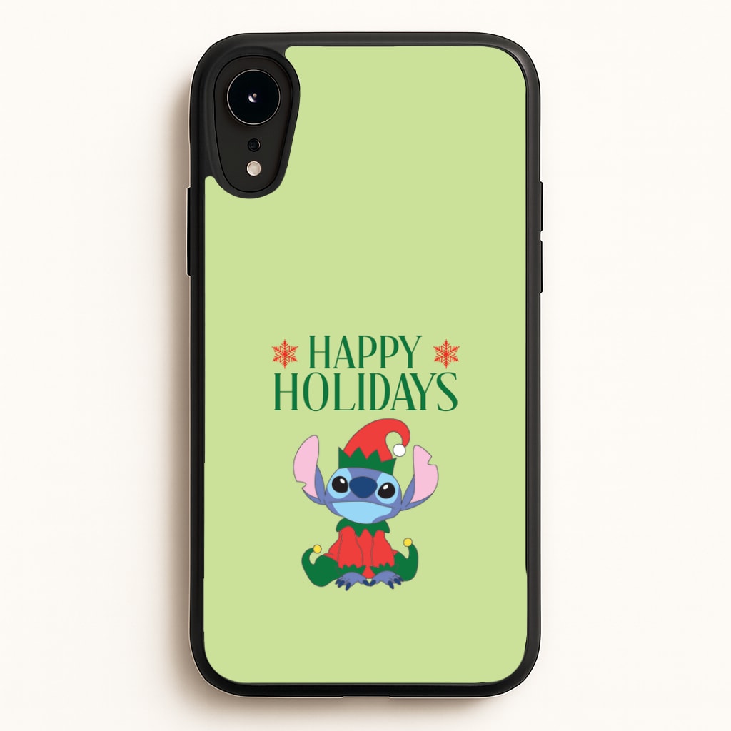 Cute Blue Alien Elf iPhone XR Case