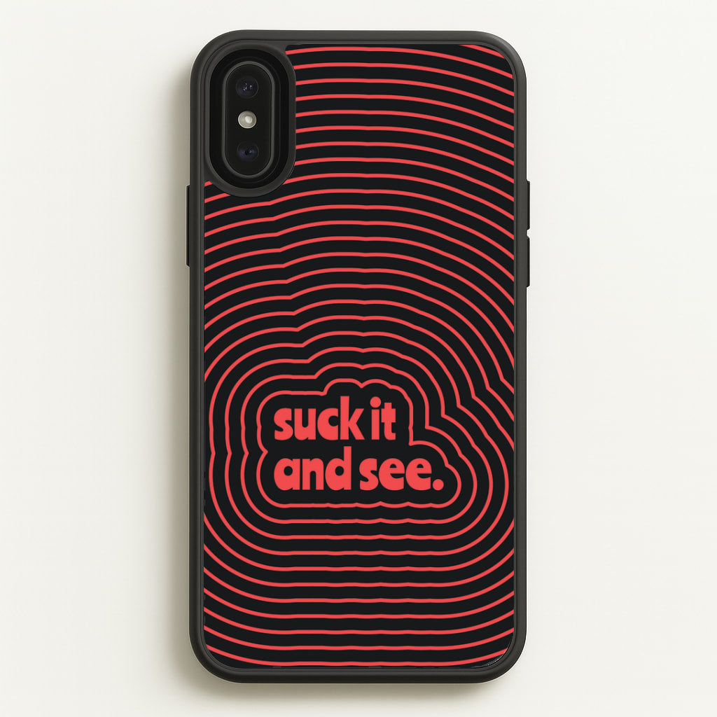 Suck It And See Psychedelic iPhone XS Max Case