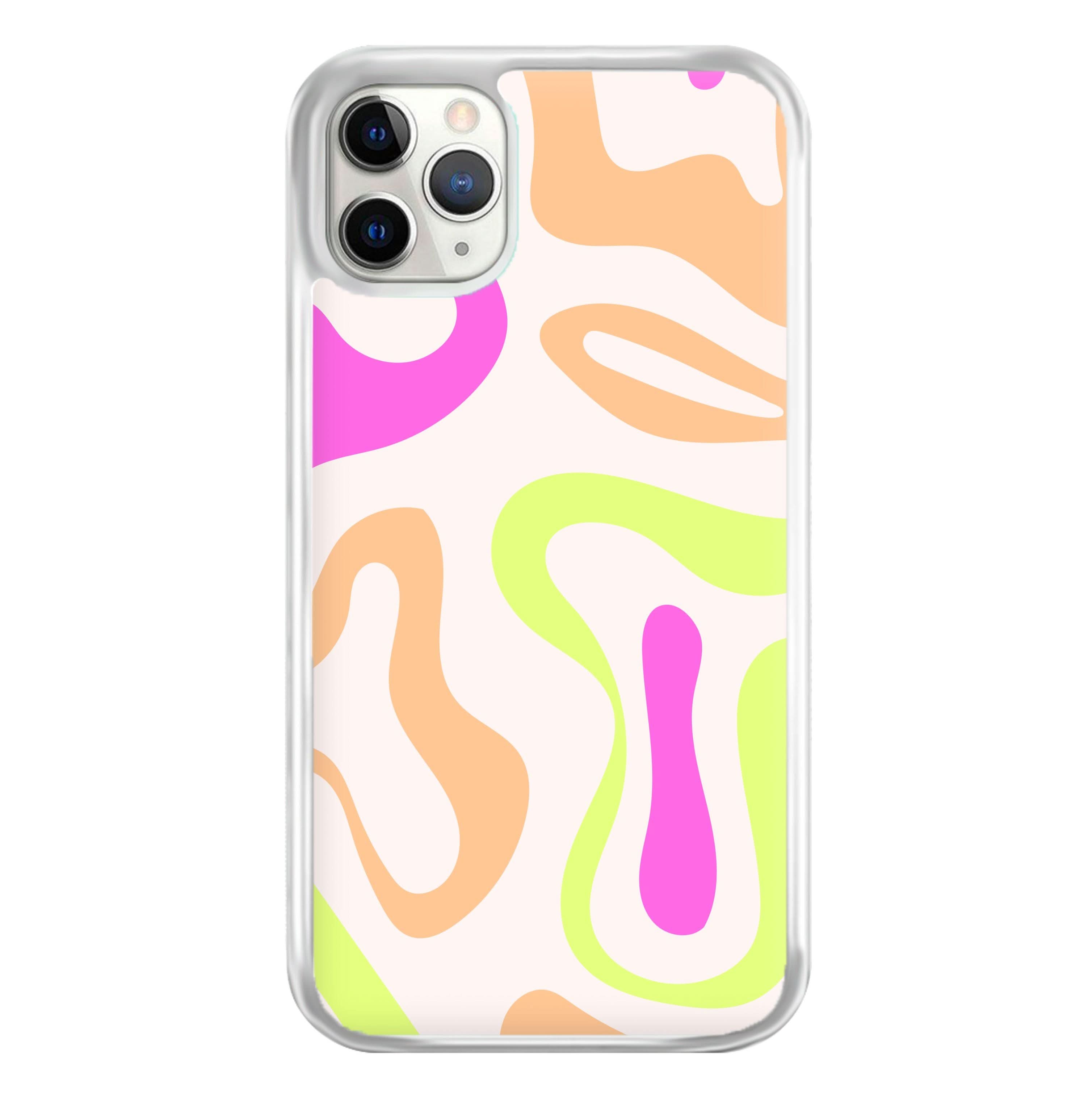 Pastel Shades Psychedelic Pattern Phone Case