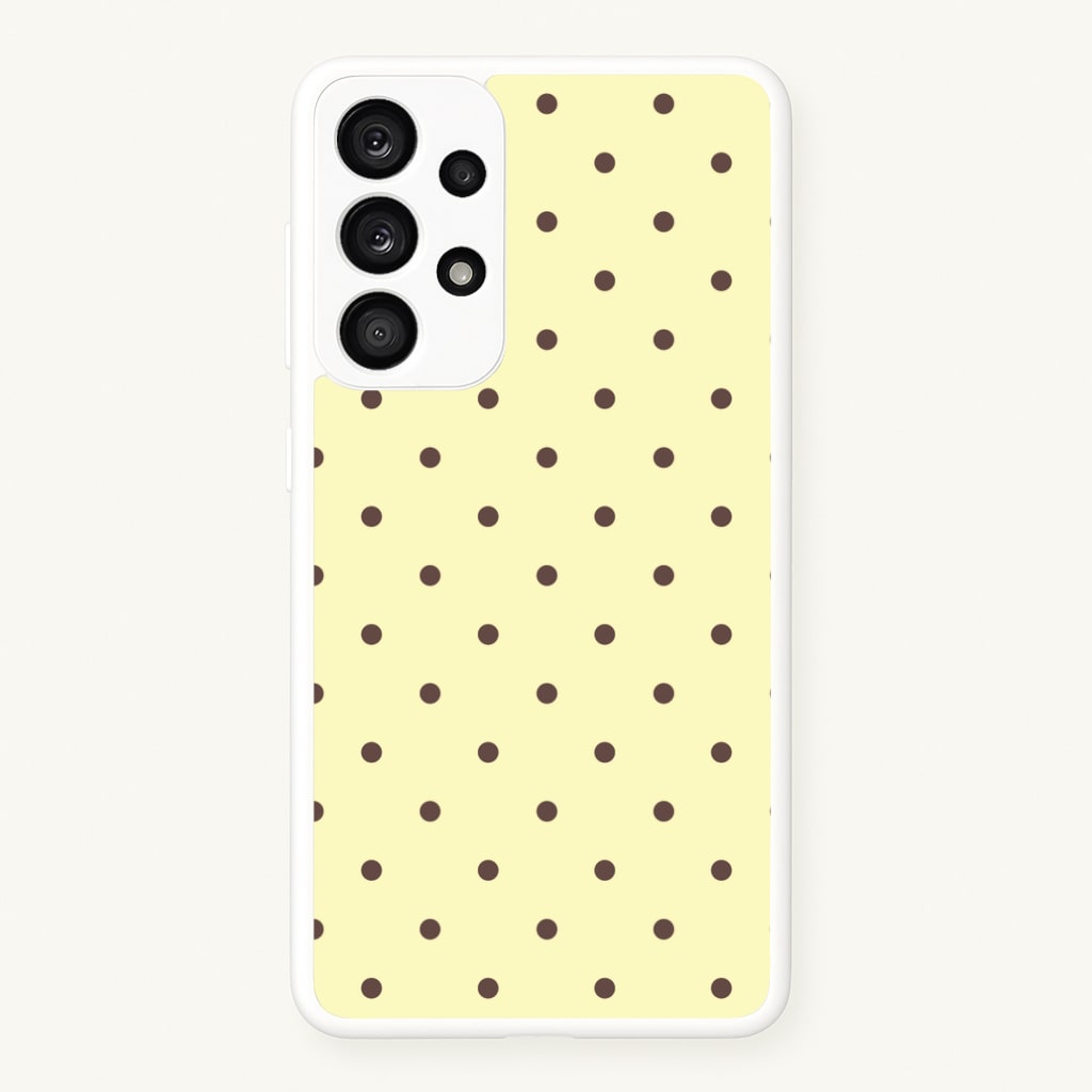 Vanilla & Chocolate Polka Dots Galaxy A53 Case