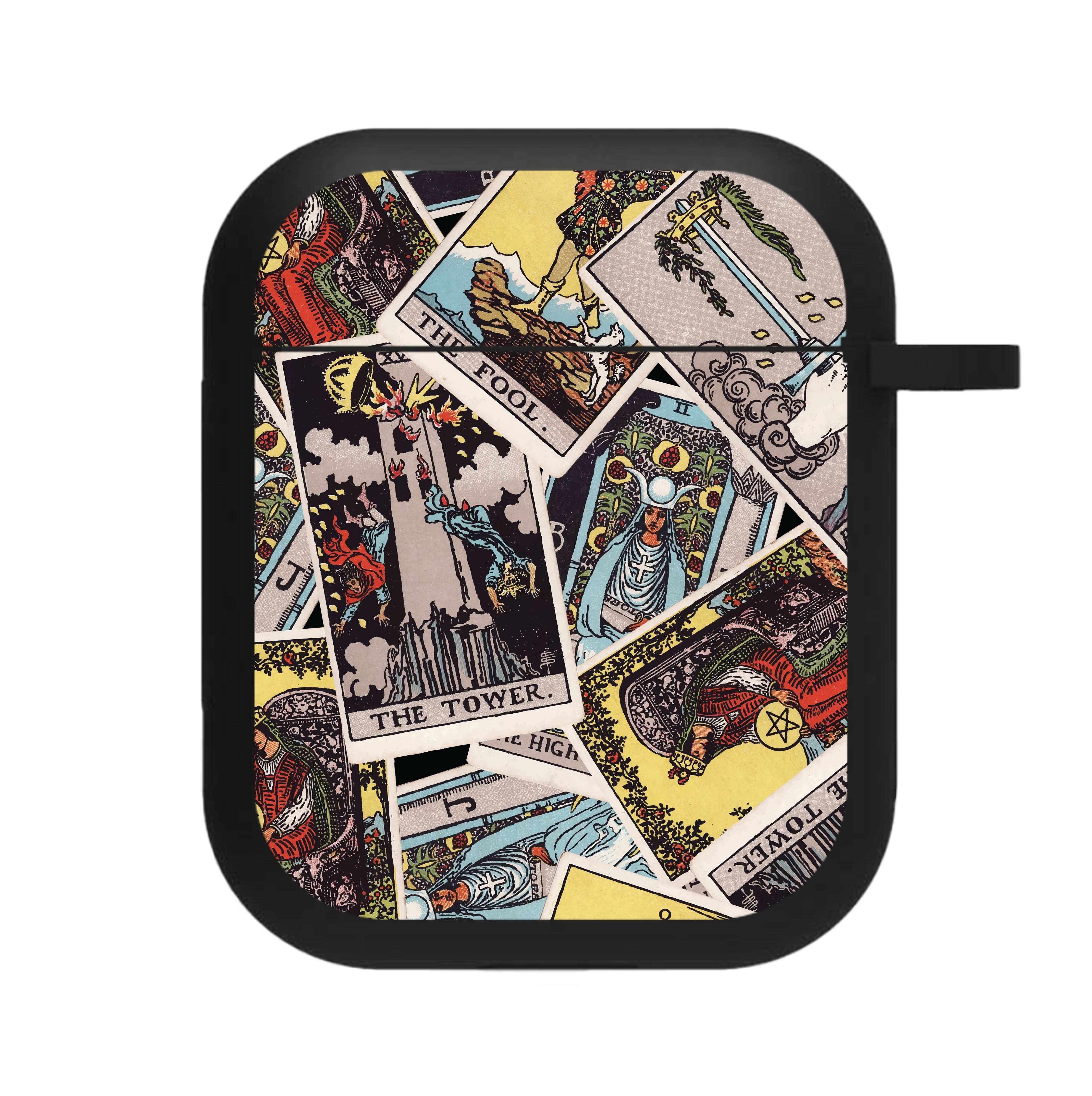 Tarot Cards Collage Pattern AirPods Case