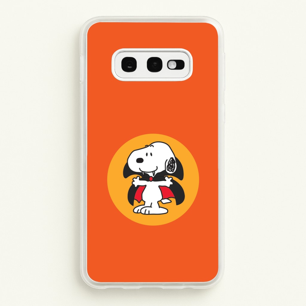 Cartoon Beagle Vampire Galaxy S10e Case