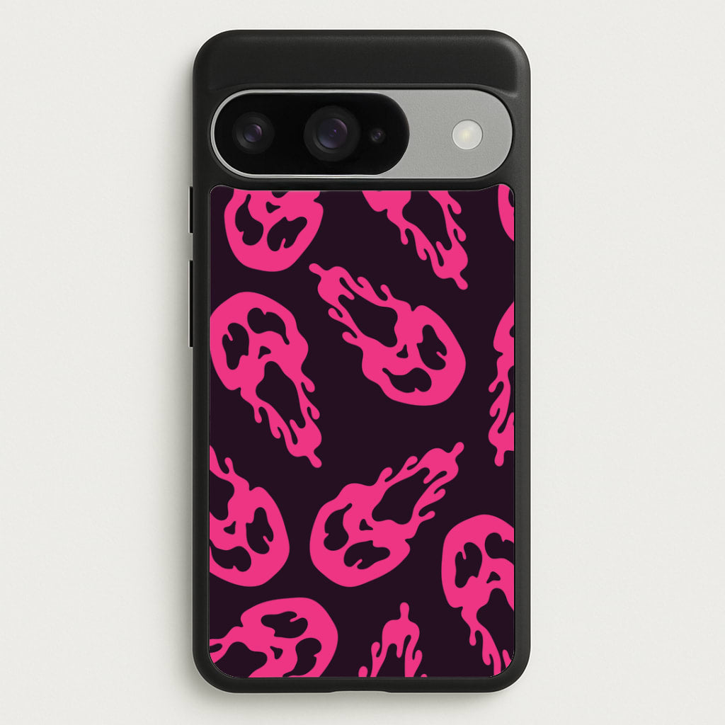 Trippy Ghost Face Pattern Google Pixel 10 / 10 Pro Case